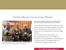 Tablet Screenshot of gruene-wetzikon.ch
